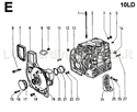 Picture of CRANKCASE/ GEAR COVER/ MOUNTS