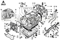 Picture for category CRANKCASE/ OIL SUMP/ OIL DIPSTICK/ THROTTLE COVER/ GASKET SET