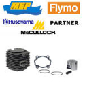 Picture for category Husqvarna Mc culloch Partner Flymo Mep cylinders and pistons